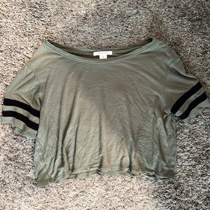 Bozzolo Green Crop Top